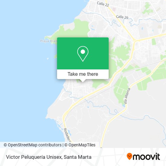 Mapa de Victor Peluquería Unisex