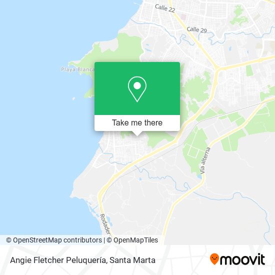 Angie Fletcher Peluquería map