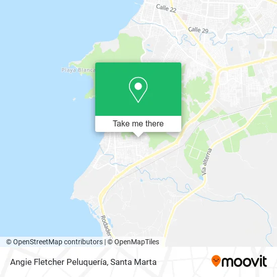 Angie Fletcher Peluquería map