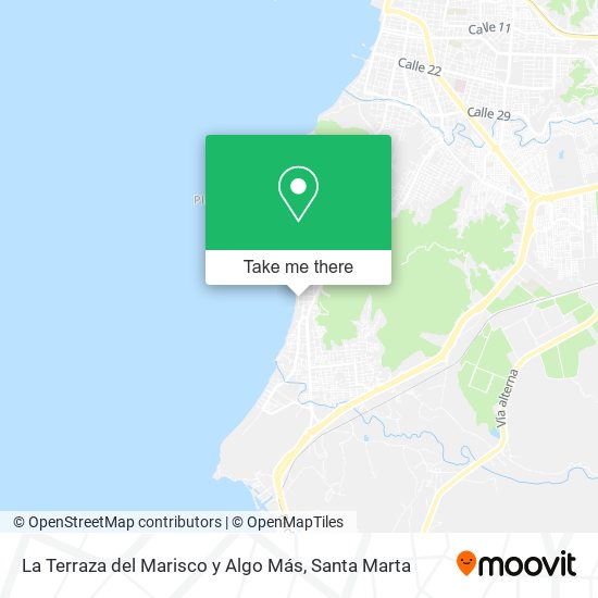 La Terraza del Marisco y Algo Más map