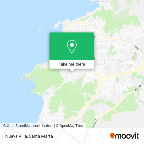 Nueva Villa map