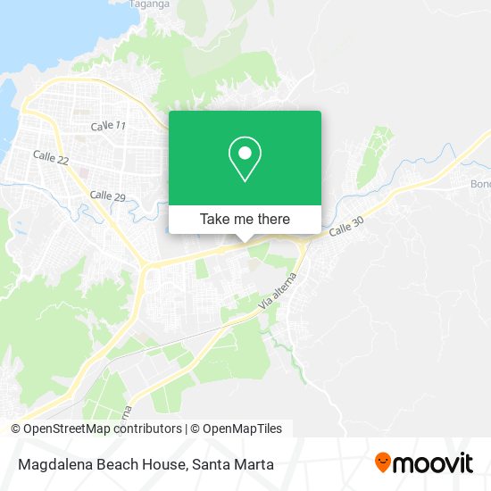 Magdalena Beach House map