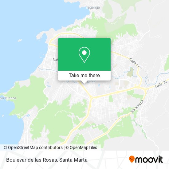 Boulevar de las Rosas map
