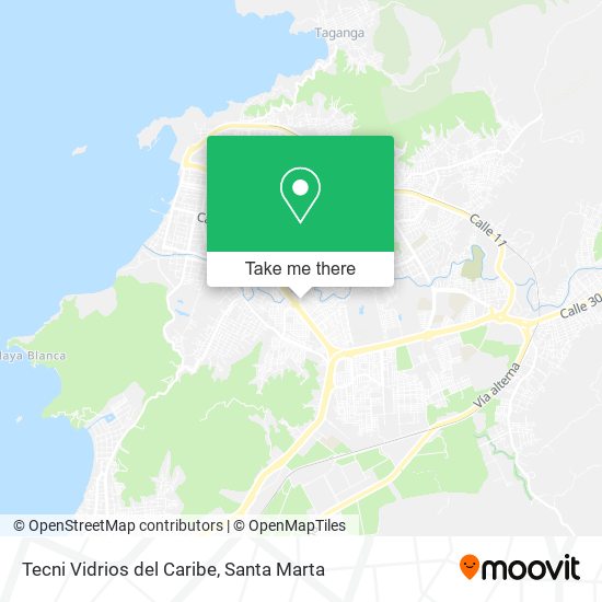 Tecni Vidrios del Caribe map