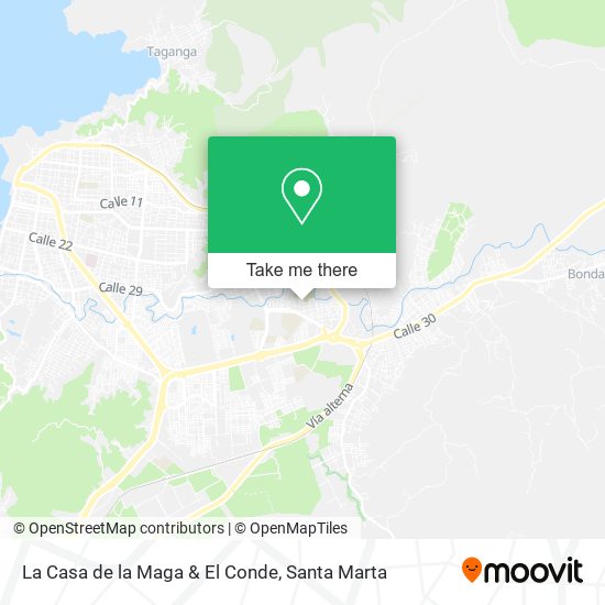 La Casa de la Maga & El Conde map