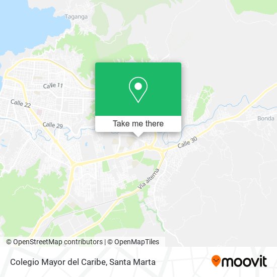 Colegio Mayor del Caribe map