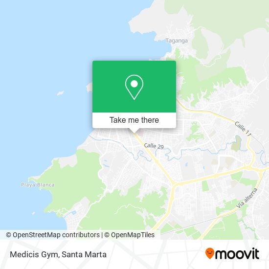 Mapa de Medicis Gym