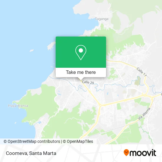 Mapa de Coomeva