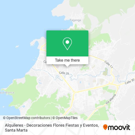Alquileres - Decoraciones Flores Fiestas y Eventos map