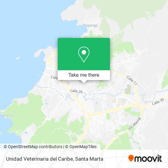 Unidad Veterinaria del Caribe map