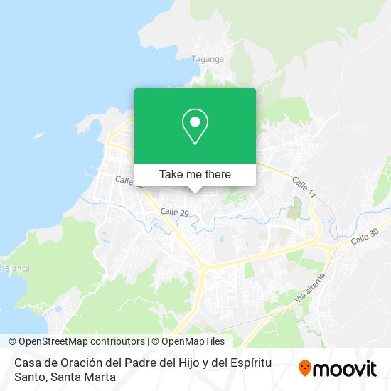 Casa de Oración del Padre del Hijo y del Espíritu Santo map