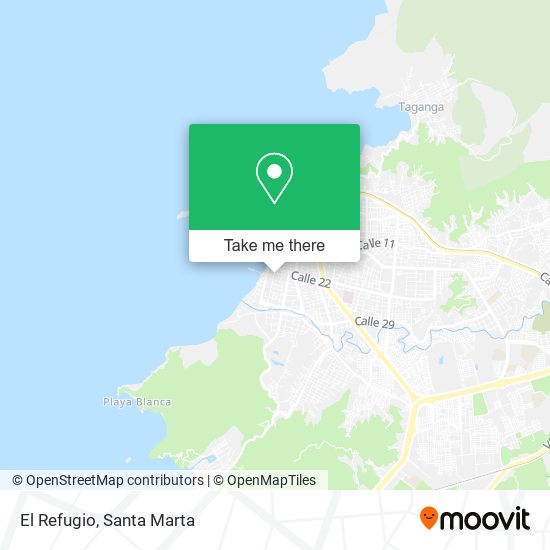 Mapa de El Refugio