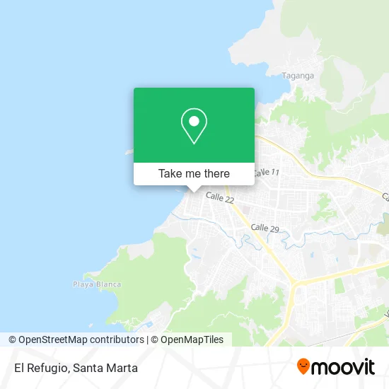 Mapa de El Refugio