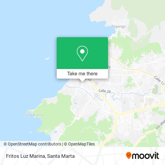 Fritos Luz Marina map