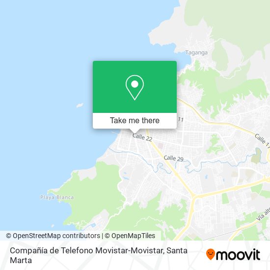 Compañía de Telefono Movistar-Movistar map