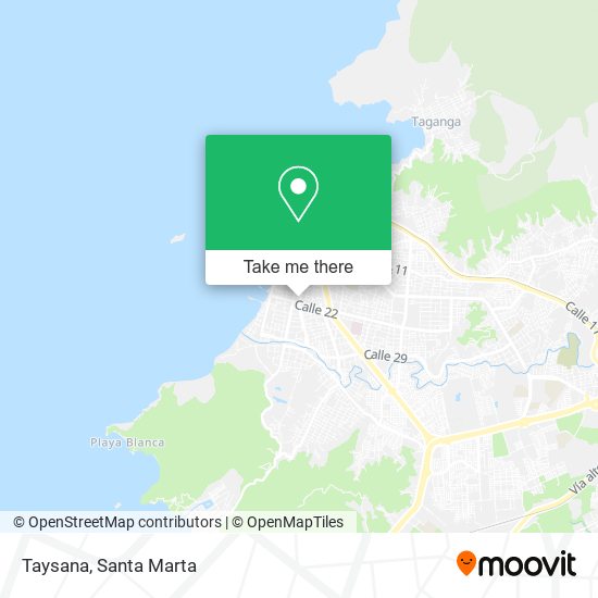Mapa de Taysana