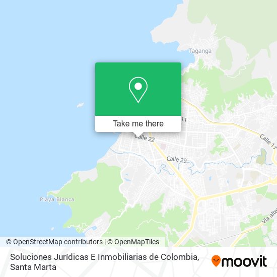 Mapa de Soluciones Jurídicas E Inmobiliarias de Colombia