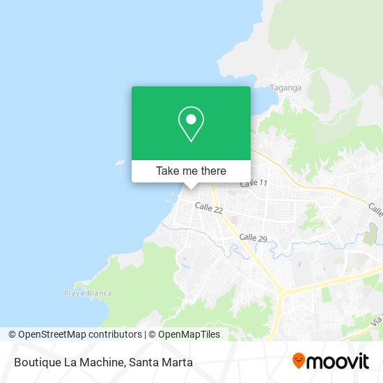 Boutique La Machine map