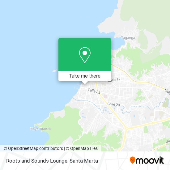 Roots and Sounds Lounge map