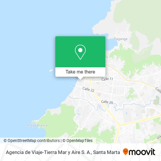 Agencia de Viaje-Tierra Mar y Aire S. A. map