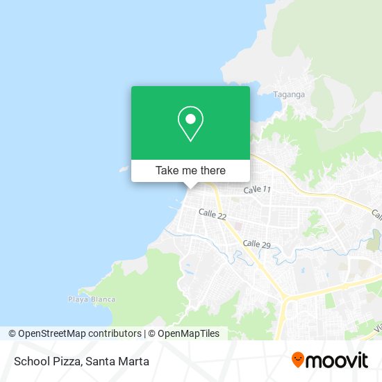 School Pizza map