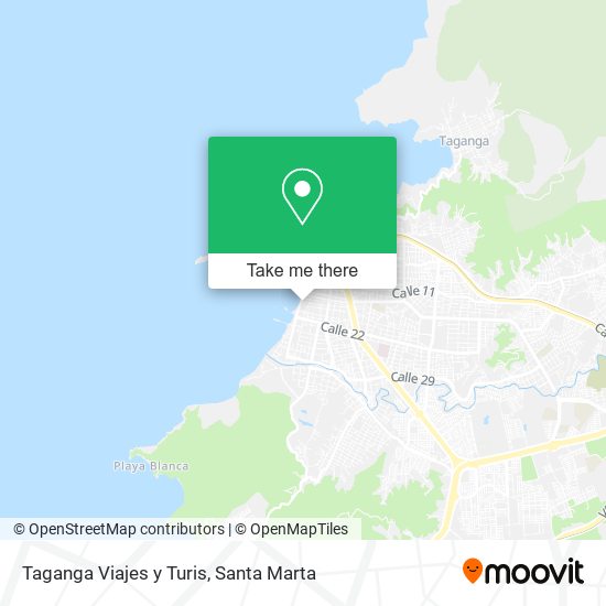 Mapa de Taganga Viajes y Turis