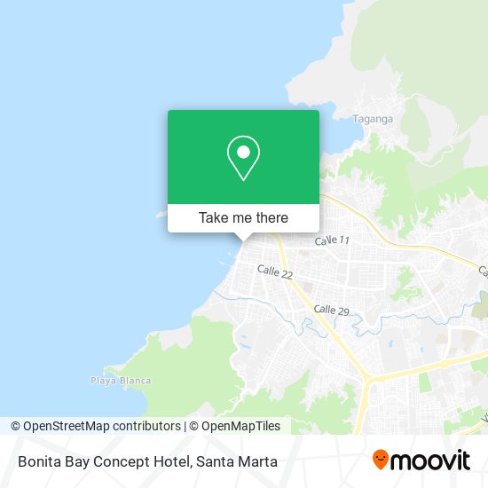 Mapa de Bonita Bay Concept Hotel
