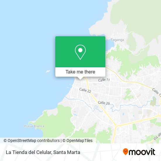 Mapa de La Tienda del Celular