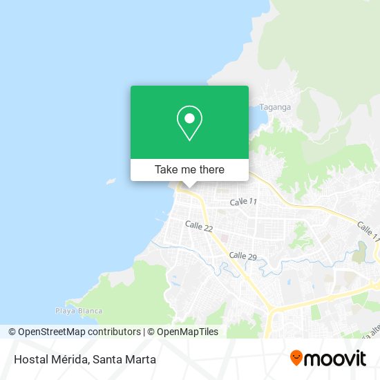 Mapa de Hostal Mérida