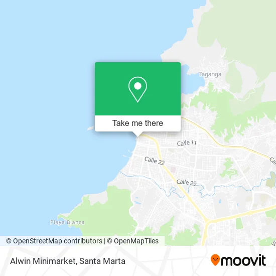 Mapa de Alwin Minimarket