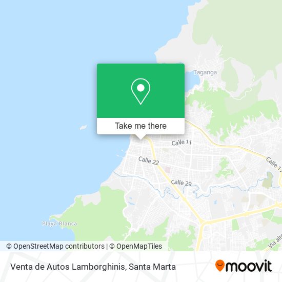 Mapa de Venta de Autos Lamborghinis