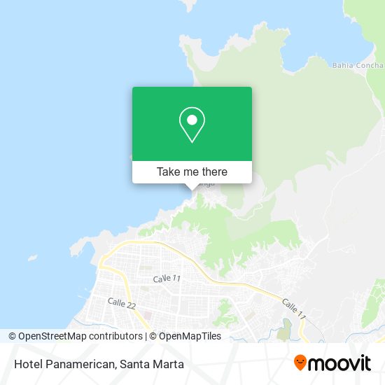 Hotel Panamerican map