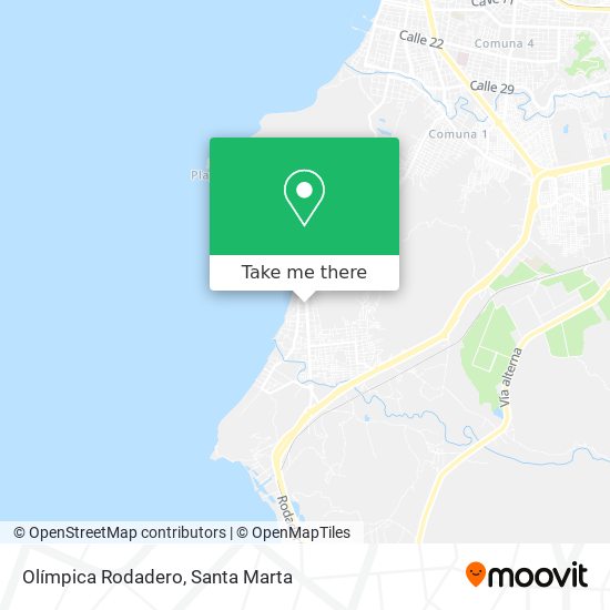 Olímpica Rodadero map