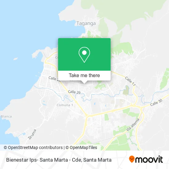 Mapa de Bienestar Ips- Santa Marta - Cde