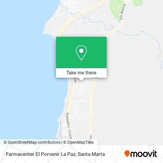 Farmacenter El Porvenir La Paz map