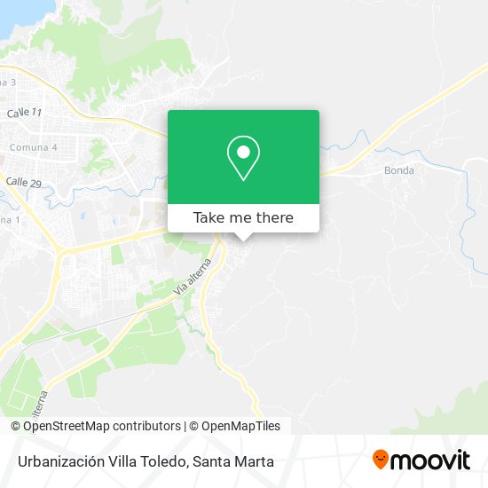 Urbanización Villa Toledo map