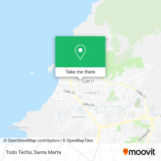 Todo Techo map