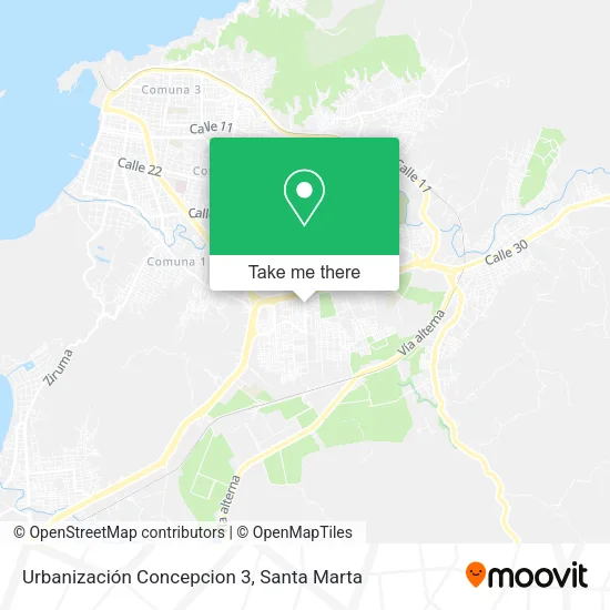 Mapa de Urbanización Concepcion 3