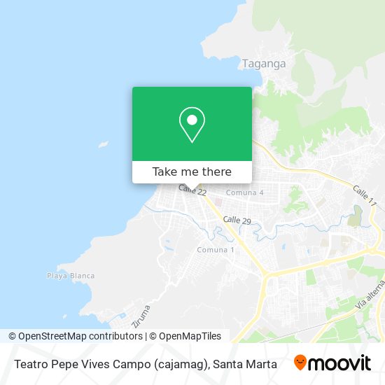 Teatro Pepe Vives Campo (cajamag) map