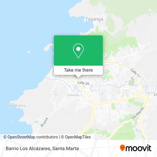 Mapa de Barrio Los Alcázares