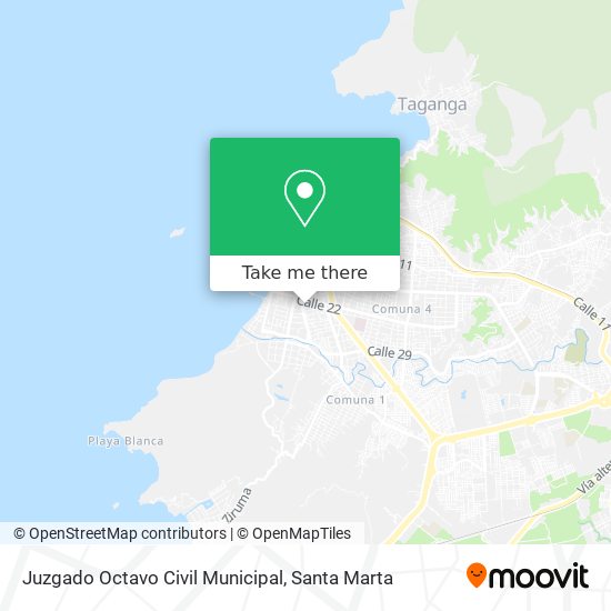 Juzgado Octavo Civil Municipal map