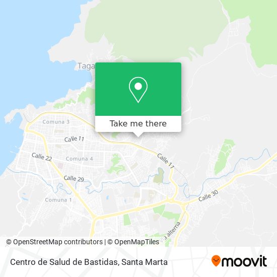 Centro de Salud de Bastidas map