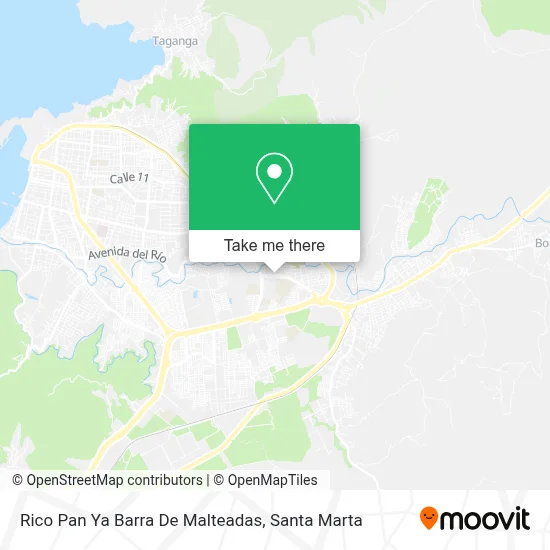 Rico Pan Ya Barra De Malteadas map