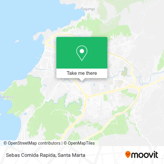 Sebas Comida Rapida map