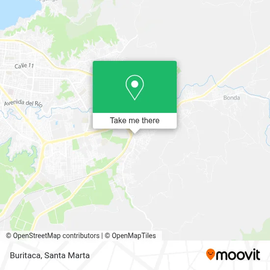 Buritaca map