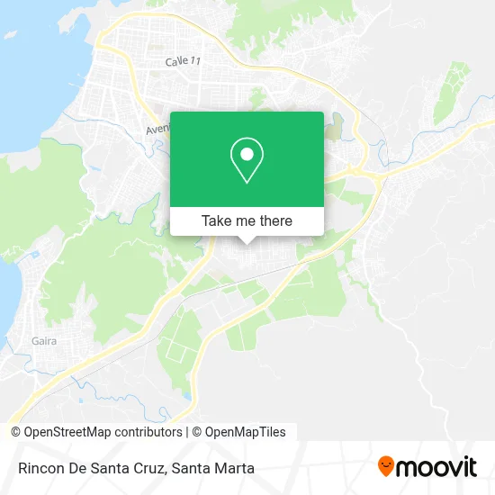 Rincon De Santa Cruz map