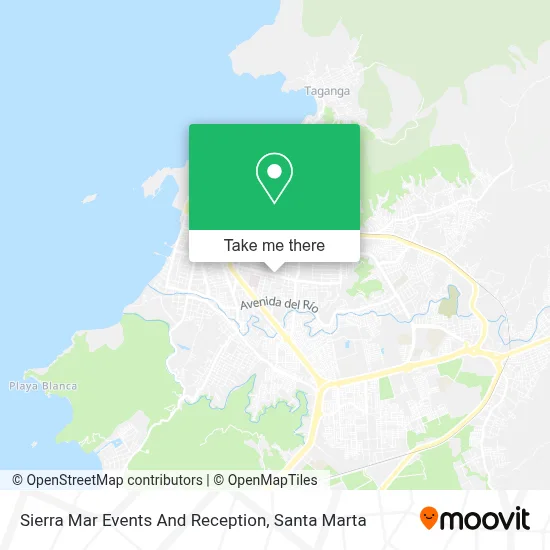 Sierra Mar Events And Reception map