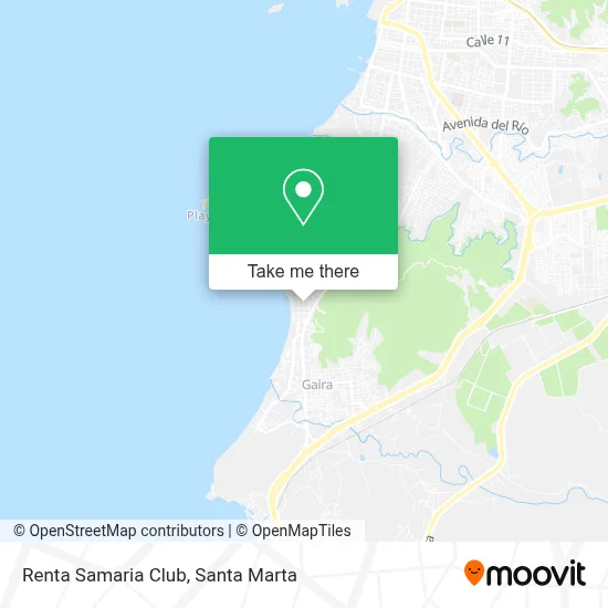 Renta Samaria Club map