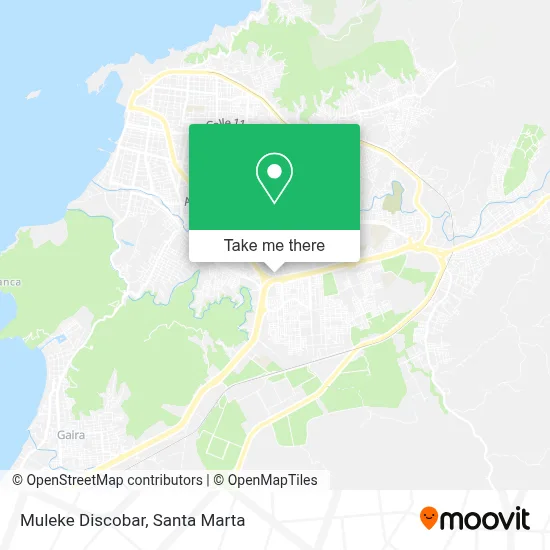 Muleke Discobar map