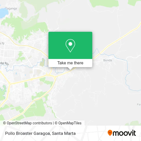 Pollo Broaster Garagoa map
